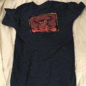 Blue toy machine shirt
